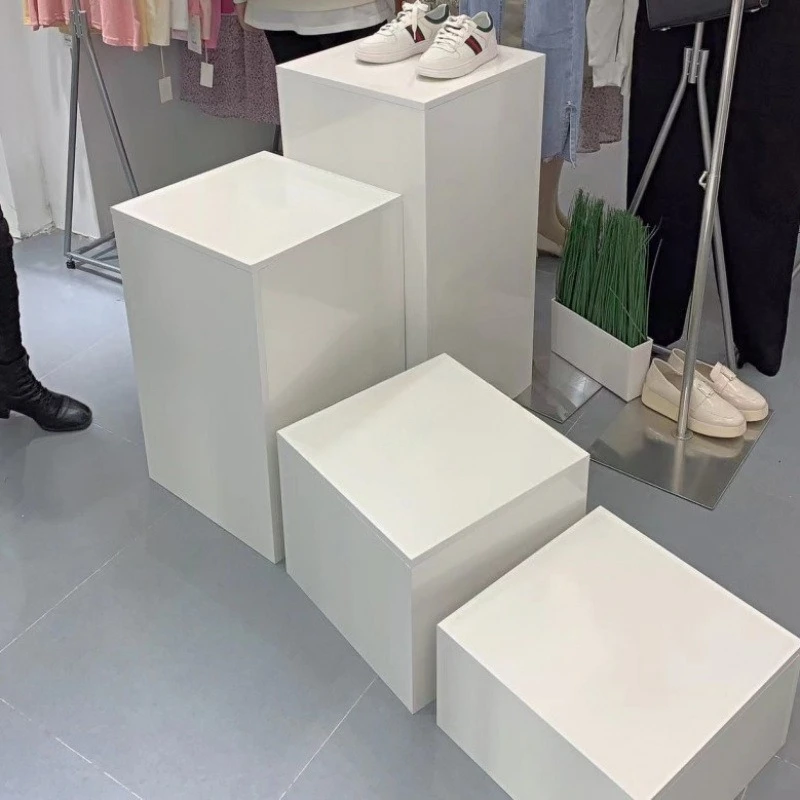 

Clothing store window square platform display stand model shoe bag table ornament display water table live broadcast foot