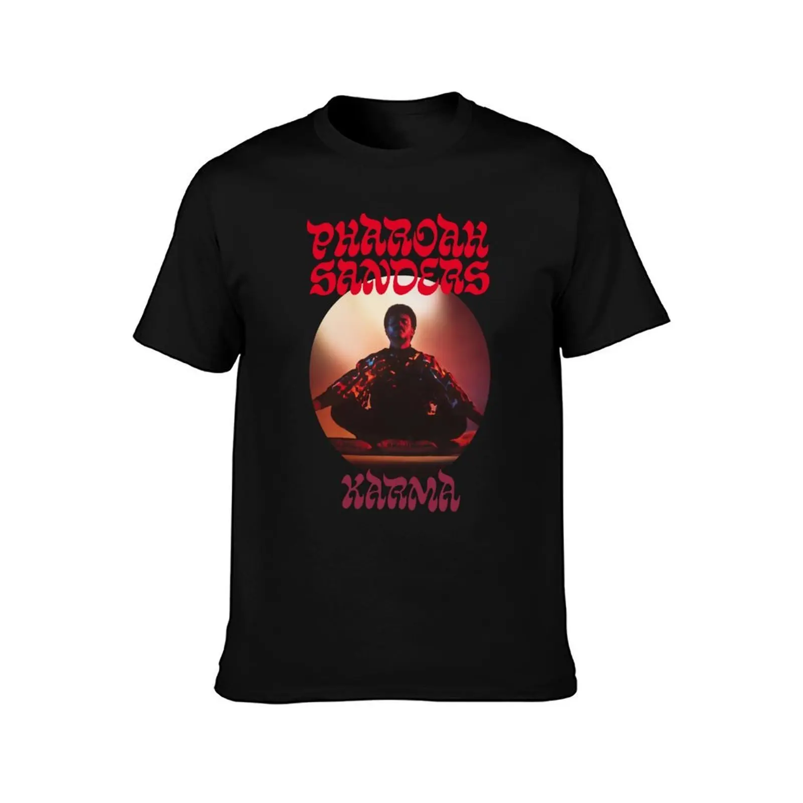 PHAROAH SANDERS - KARMA T-Shirt Summer Casual Cotton Tee Oversized Streetwear Tops Vintage Graphic Print Unisex Men Women