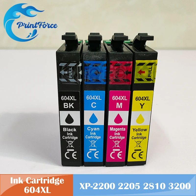 Europe T604 604 XL 604XL Ink Cartridge for Epson XP-2200 XP-2205 WF-2810 XP-3200 XP-3205 XP-4200 XP-4205 WF 2910 2930 2935 2950