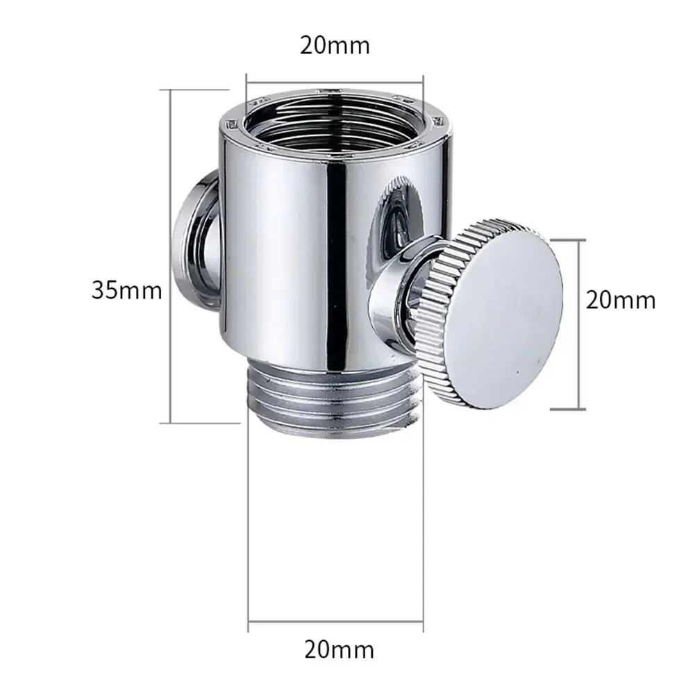 1pc Shower Head Control Switch Flow Water Stop Valve Shower Heads One-Button Pause Water Controller Bathroom Accessories ABS