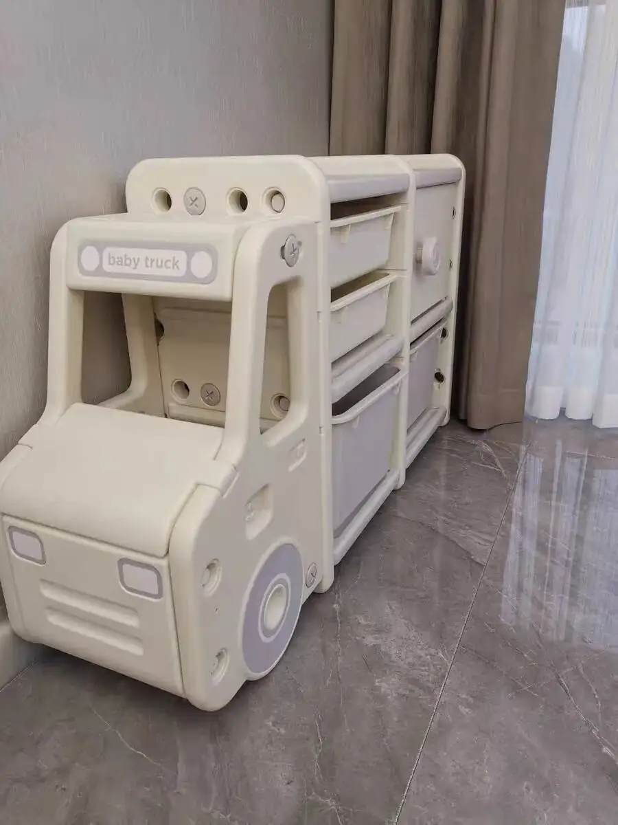 

Kids toy storage rack organizer cabinet large capacity shelf storage cabinet baby toy holder closet organizer Cute car holders