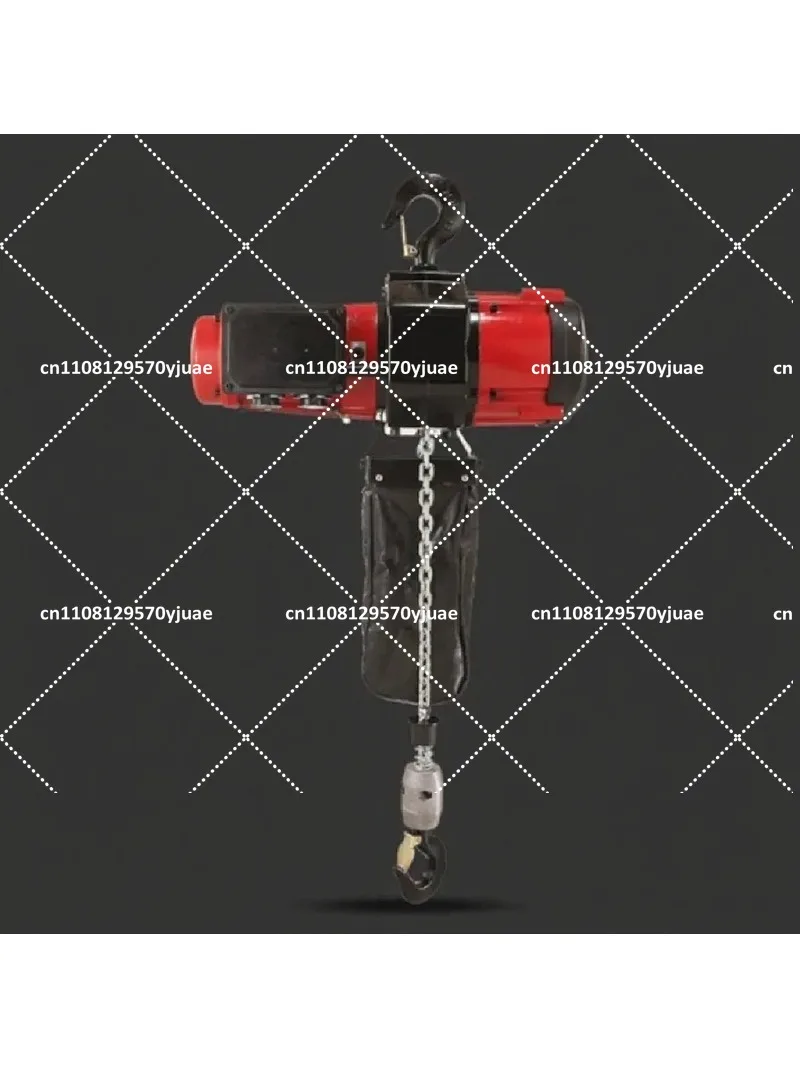 220V Electric Chain Hoist Adjustable Speed Alloy Steel 1000KG 2000KG Brushless Motor Construction Lifting Equipment