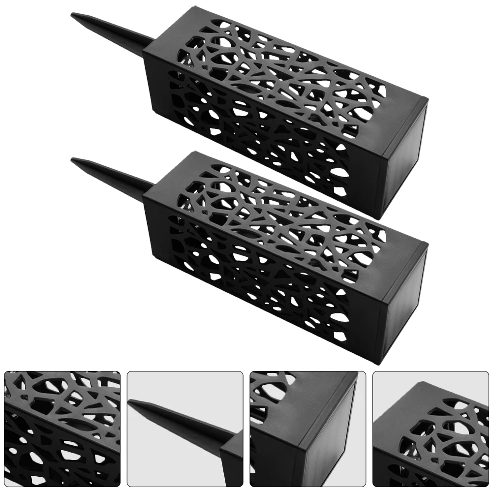 

2Pcs Premium Solar Landscape Light Creative Hollow Design Lawn Stick Light Energy Efficient