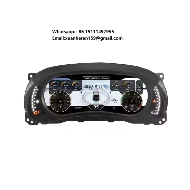 

Bosstar 12.3inch LCD Dashboard Linux System Digital Cluster Car Speedometer for Jeep Wrangler JK 2011-2018 Instrument