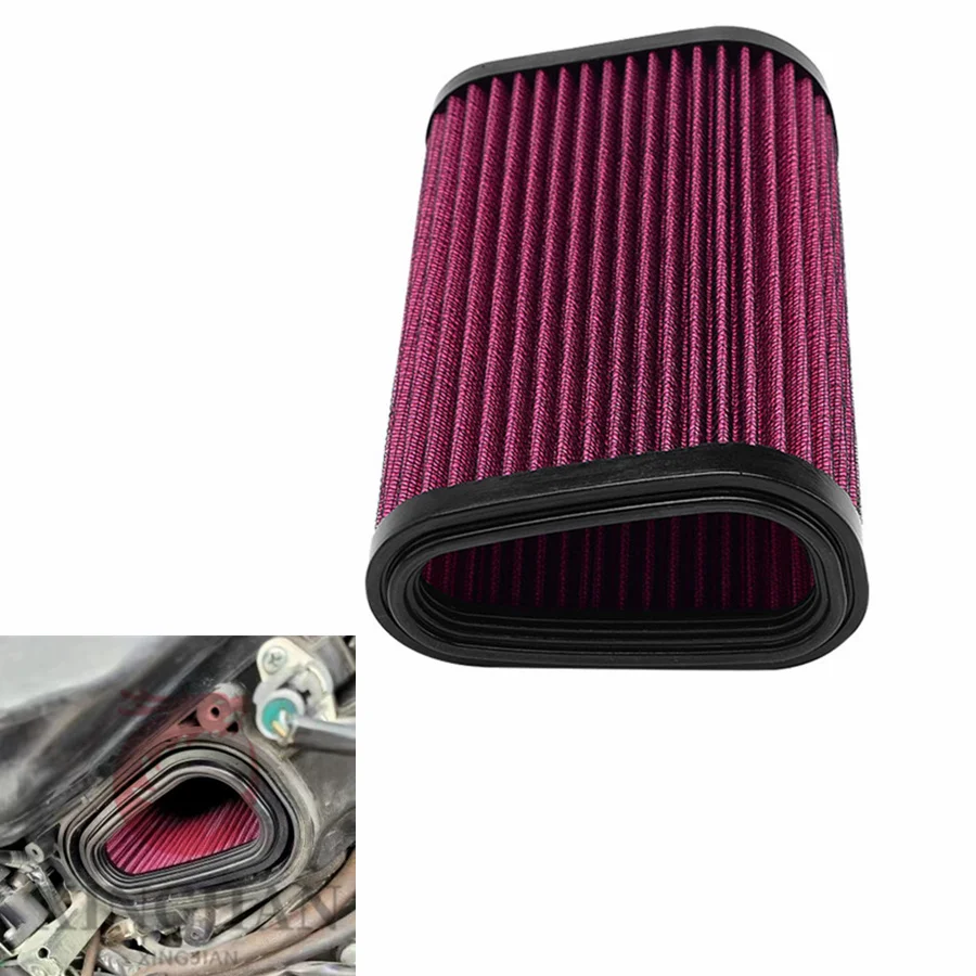 Motorcycle High Flow Air Filter For Honda CB1000R 2008-2016 CBF1000 2011-2018 Washable Modified Accessories