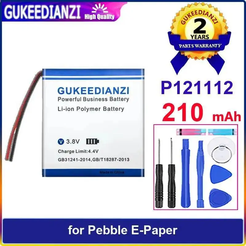 لPebble E-Paper P121112 توافق عالي سعة بطارية الساعة الذكية 210 مللي أمبير في الساعة #1
