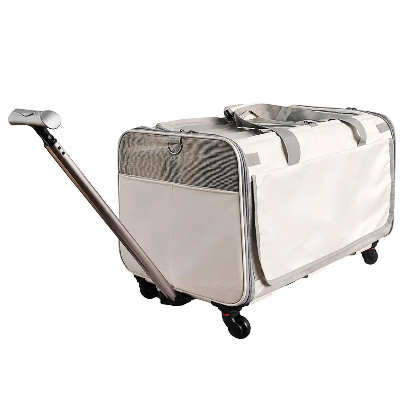 Pet Pet Pushchair with Detachable Carrier Travel-Friendly Foldable Pet Pet Pushchair Portable for Small Dog Owners, Outdoor