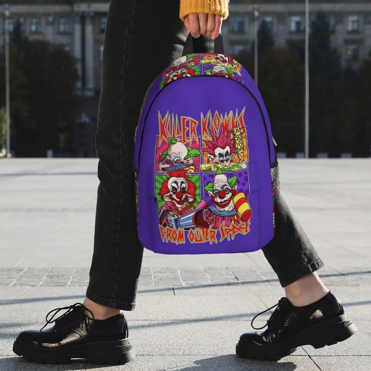 Killer Klowns From Outer Space Backpack Student BookBag Children School Bag Computer Shoulder Bags for Men Women