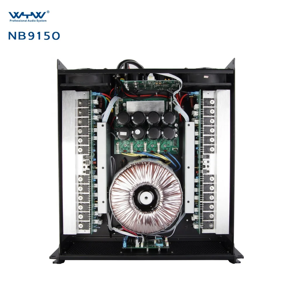1500W Class H Two Channels Bridge Mode Audio Power Amplifier For Stage DJ Band Live Show Performance Professional Sound Amp