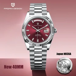 2023 New PAGANI DESIGN DD40 Mens Mechanical  Watches Top Luxury NH36A Automatic Watch For Men Sapphire Mirror Waterproof Sports