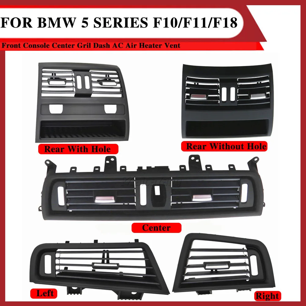 RHD Right Hand Driver Air Conditioning AC Vent Outlet Grille Set for BMW 5 Series F10 F11 F18 1520i 523i 525i 528i 535i