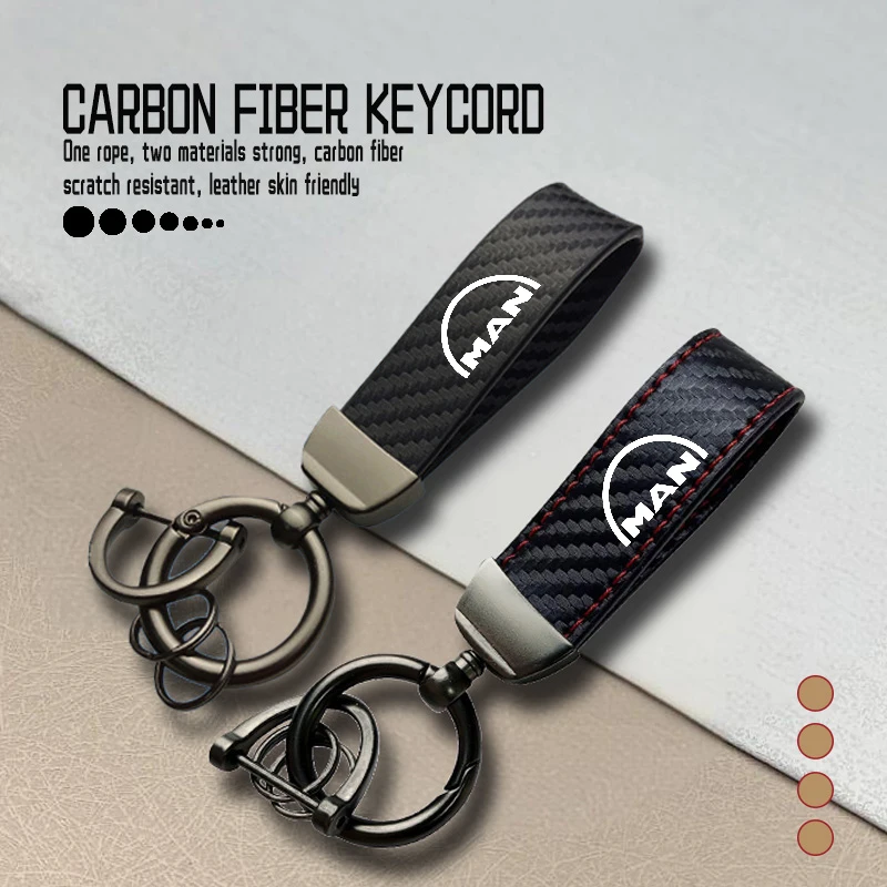 For Man Leather Car Styling Keychain Key Ring Decorative Accessories eTGX TGX TGA TGS eTGS TGE TGM
