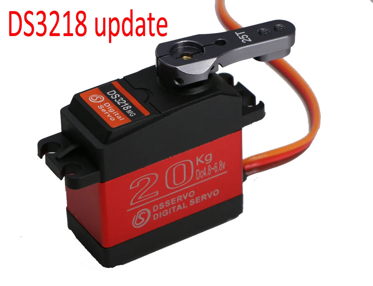 

Waterproof Servo High Speed DS3218 DS3218MG PRO 20KG 180 Degree Digital Servo Baja Servo w/Metal Arm for 1/8 1/10 RC Cars