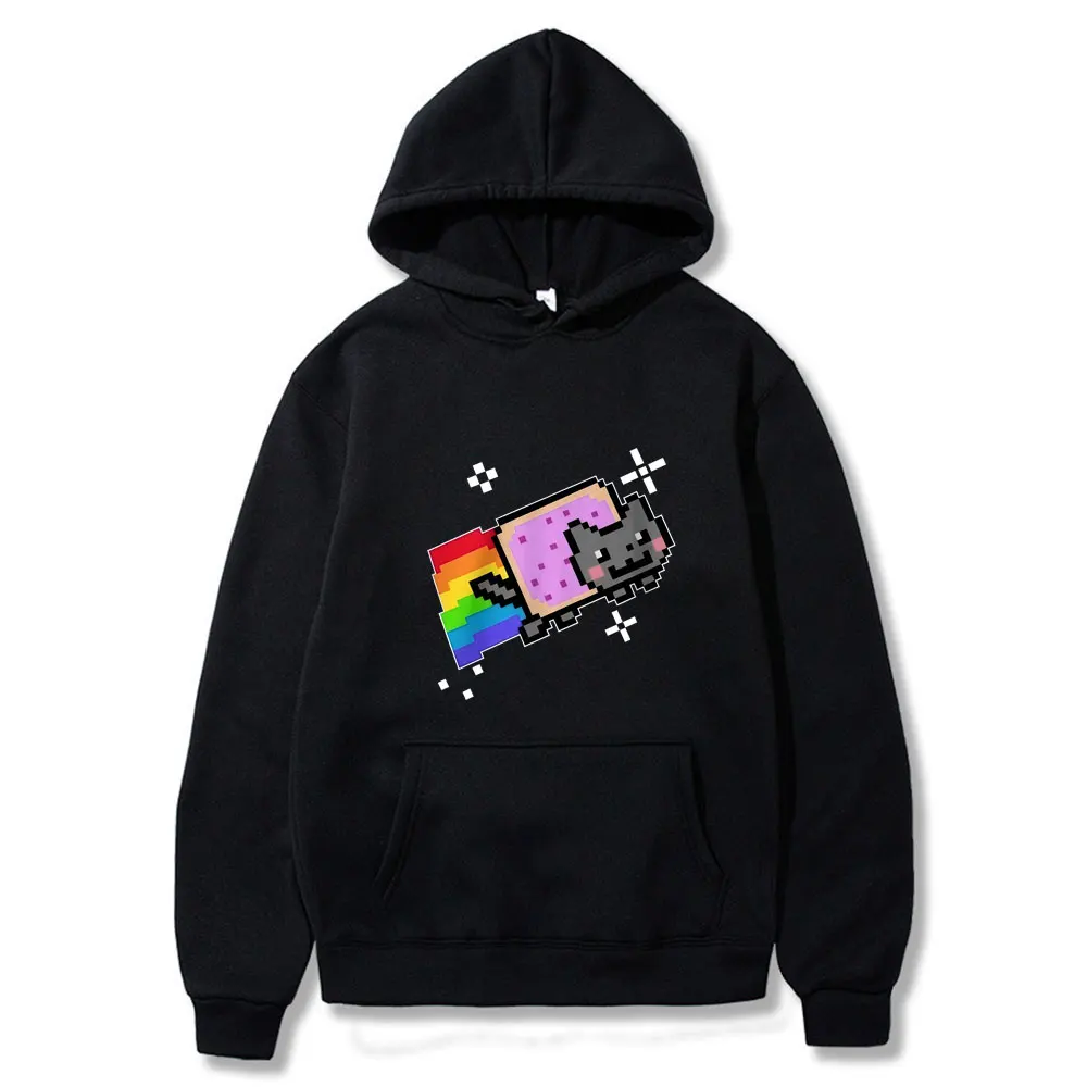 Nyan Cat Pink Oxford Nyan Cat Panel Pink/White-40327L-20