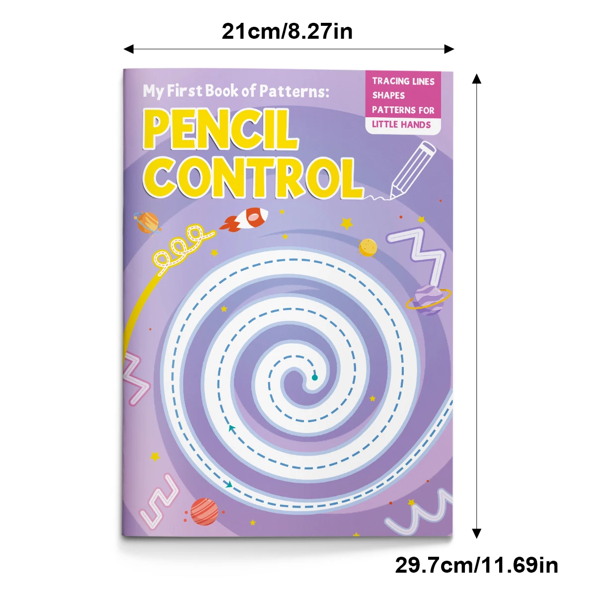 Pencil Control Workbook-Preschool Tracing & Pre-Writing Practice Book for Kids|Fine Motor Skills, Handwriting&Tracing Activities