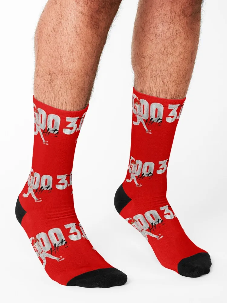 Albert Pujols 3000 Hits T-Shirt Apparel (T-Shirt, Socks Toe sports FASHION fashionable loose Men's Socks Luxury Women's