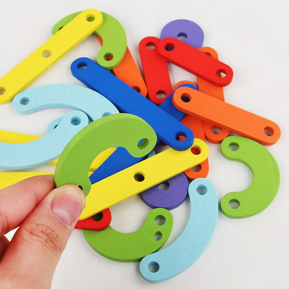 Montessori Zabawki Edukacyjne Dziecięce Kreatywne Puzzle Tablica Manipulacyjna Gra Rozpoznawanie Kształtów i Kolorów Trening Motoryki Małej Zabawka dla Dzieci