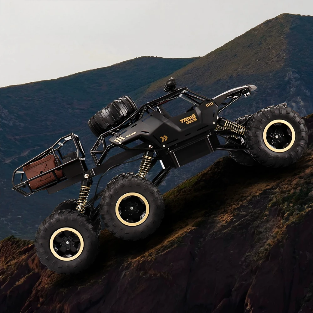 1/12 Scale Remote Control Six-wheel Four-wheel Drive Climbing Car Extra-large Cool Alloy Toy Car Electric Off-road Vehicle Model