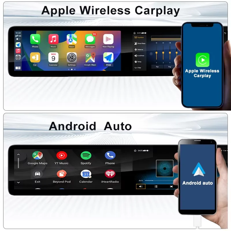 Dual Screen Car Radio For Mercedes Benz A class CLA/GLA/W176/CLA-C117/GLA-X156 2013-2018 Android GPS Multimedia Video Player