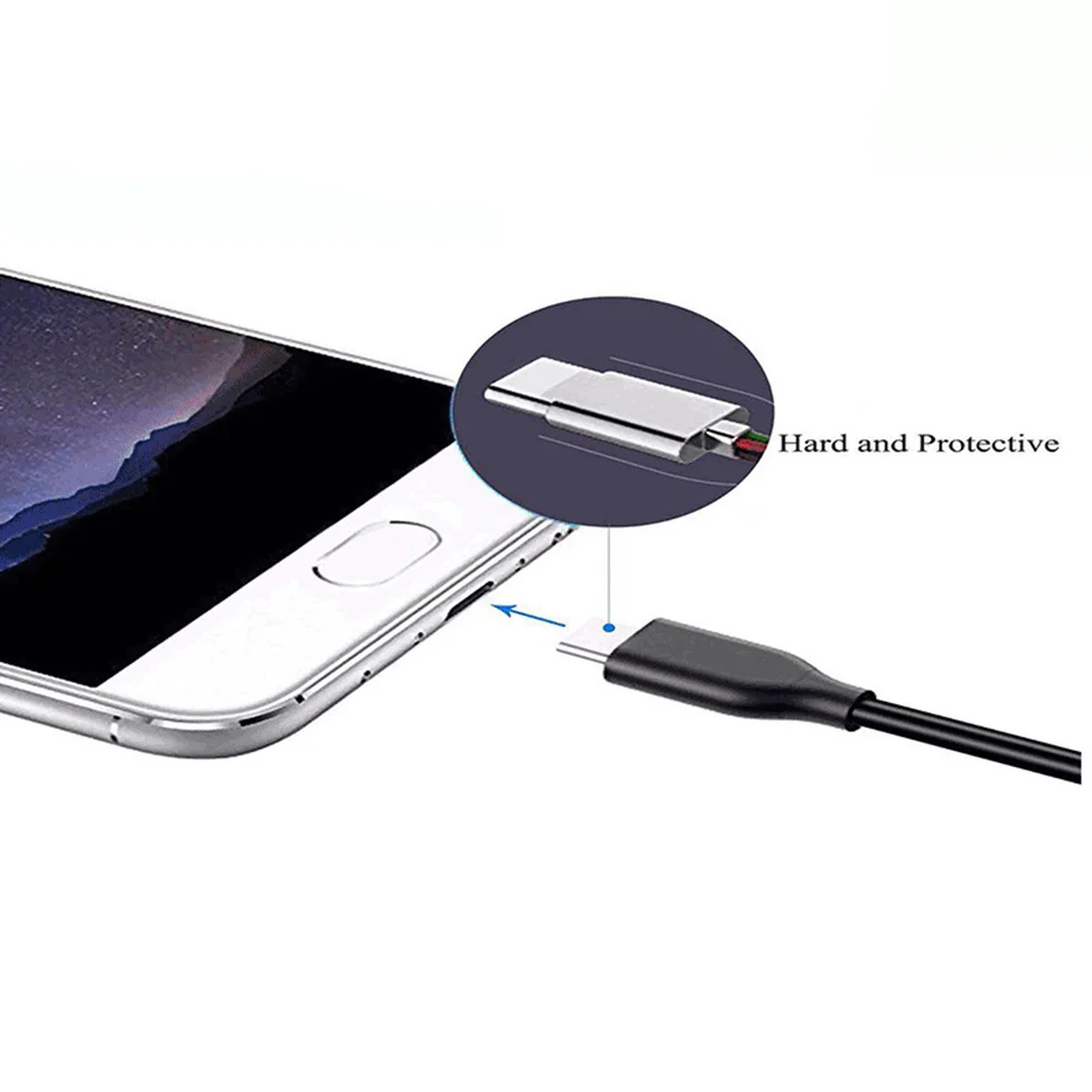 

USB Type 3 in 1 Mini Portable Otg Host Cable Black USB Type C Connector Compatible Phone Tablet Travel Business