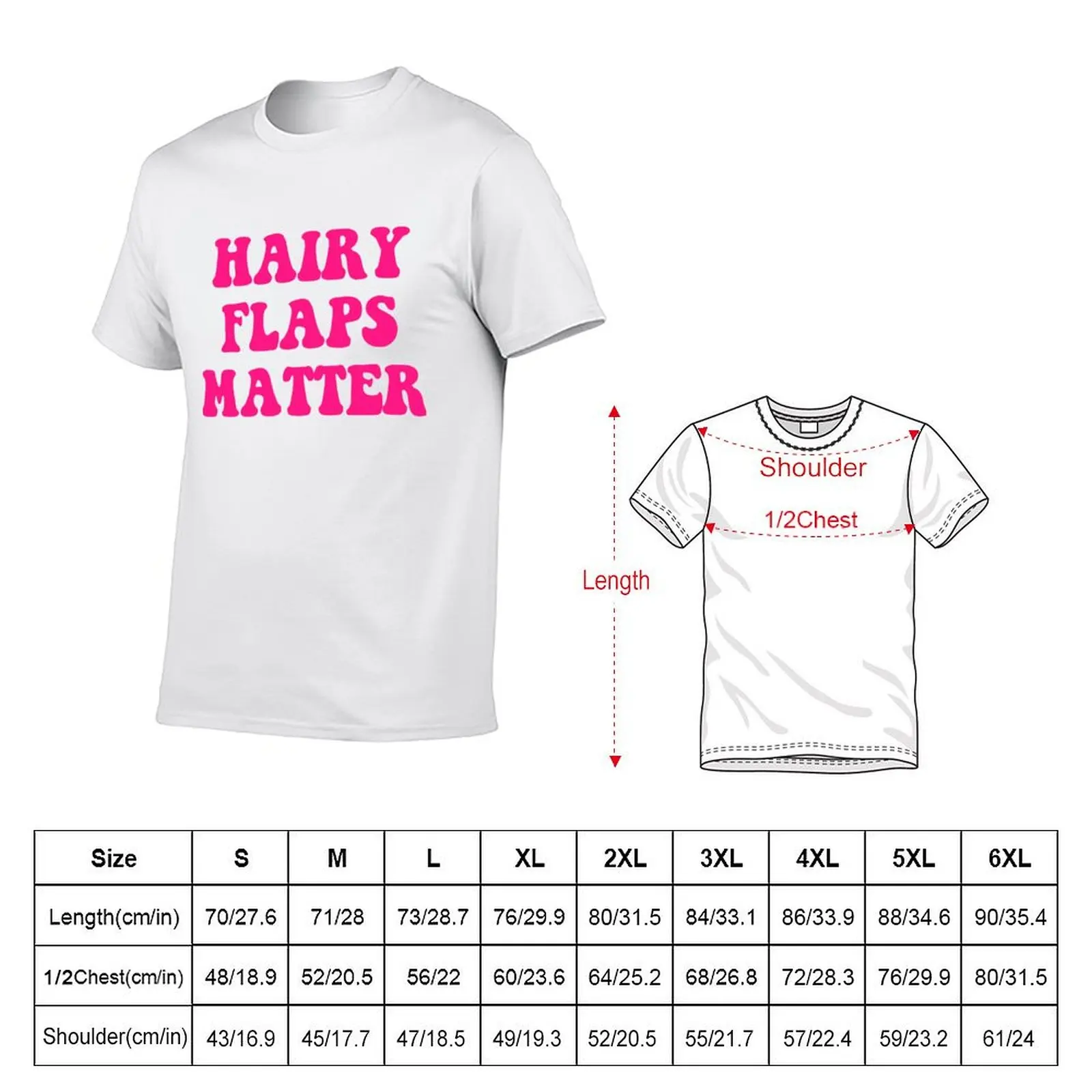 Hairy Flaps Matter T-Shirt Quick Dry Training Short Sleeve Tee