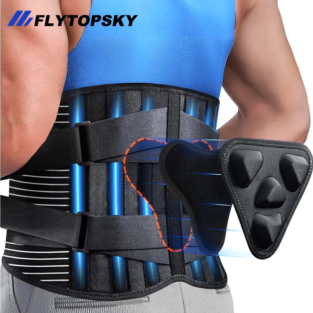 

1Pcs Back Brace with 3D Lumbar Pad Back Support Belt or Lower Back Pain Relief Lumbar Support Belt for Herniated Disc, Sciatica