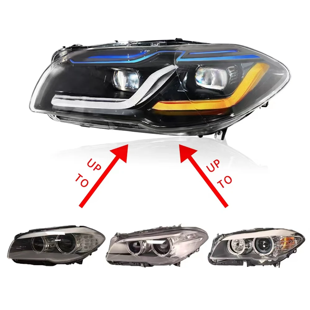 

Modified F10 LED Headlight for BMW 5 series 2009-2016 F18 xenon upgrade headlight