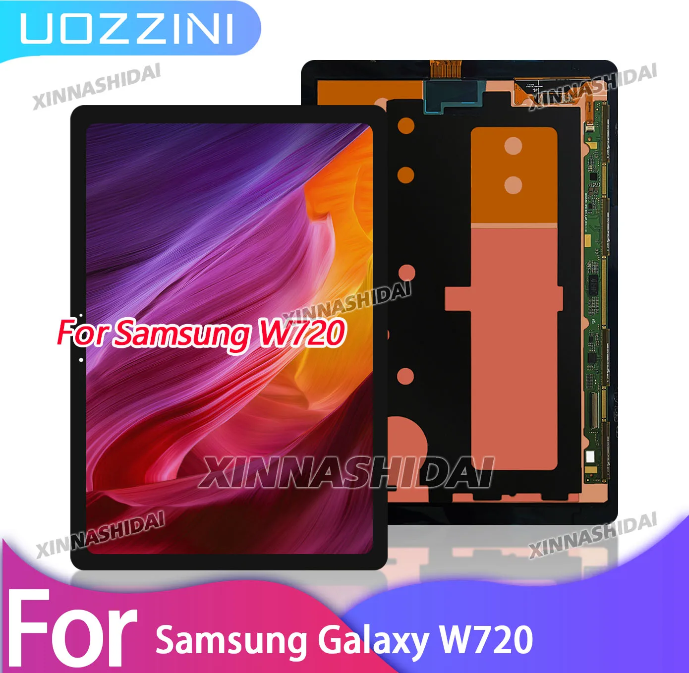 100% Tested For Samsung Galaxy Tab W720 LCD Display Touch Panel Screen Glass Digitizer Assembly Replacement For Samsung W720 LCD