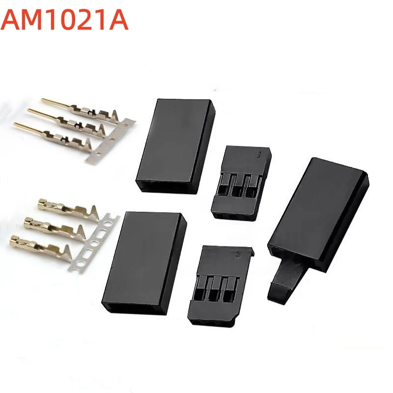 10Sets Amass Servo Plug Gold Plated AM1021A Receiver Plug Futaba DuPont Servo Terminals