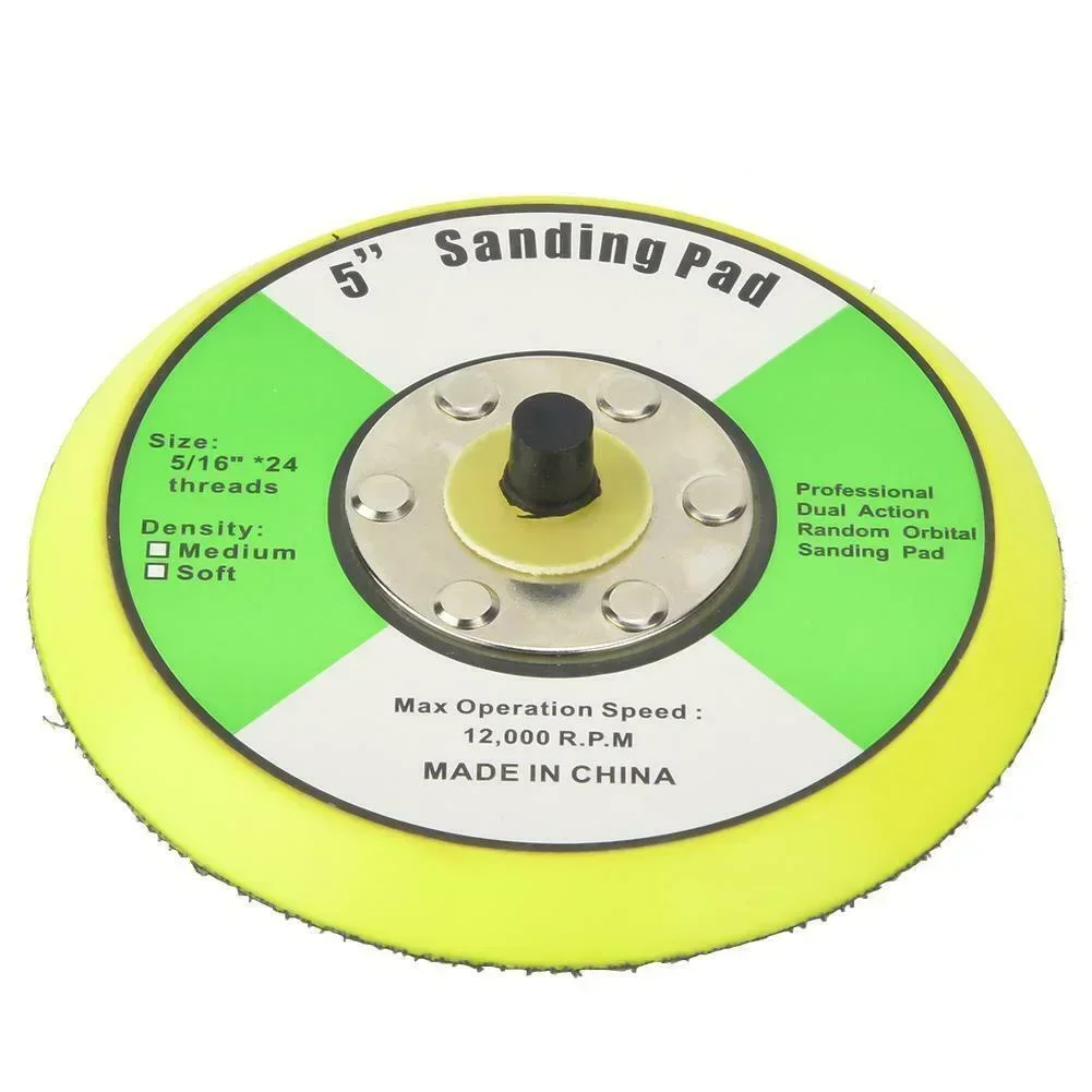 1pc 5inch 125mm Sanding Pad Plate 5/16\