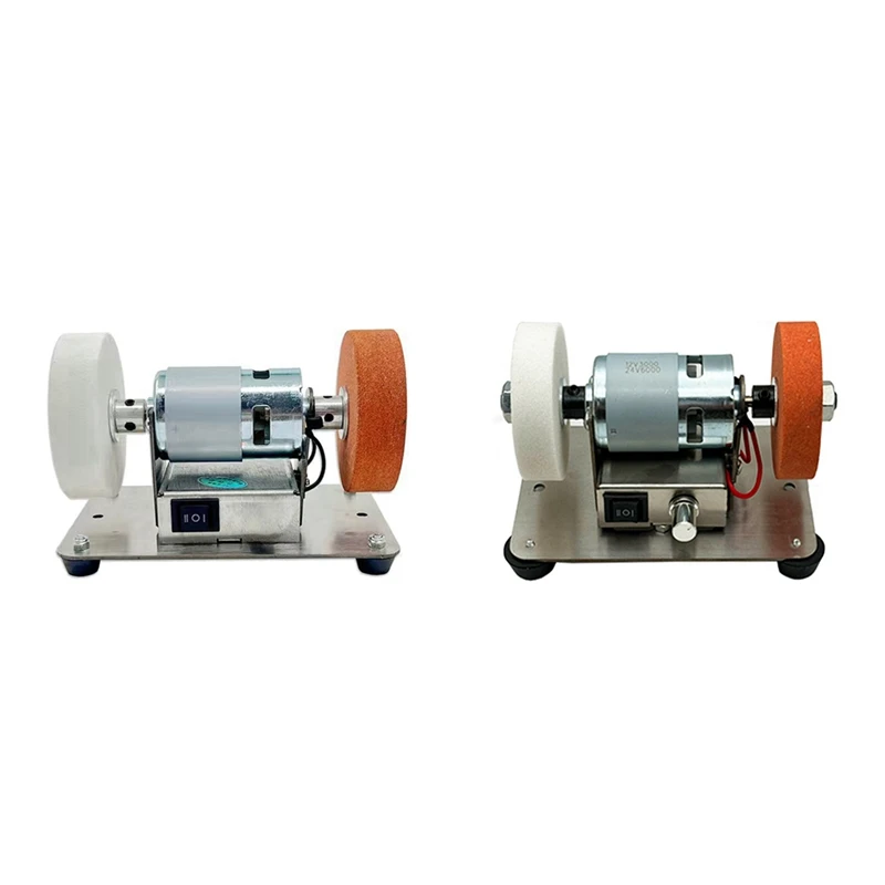 

Small Double Polishing Electric Grinding Wheel Grindig Stone Grinder Machine Table Grinder Motor US PLUG