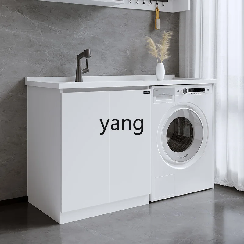 CX Honeycomb Aluminum Washing Machine Balcony All-in-One Cabinet Assemblage Zone Washboard Washbasin Sink