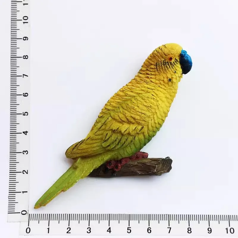 

Dominican yellow parrot travel souvenir Refrigerator sticker magnet Gift Handicrafts Home decor