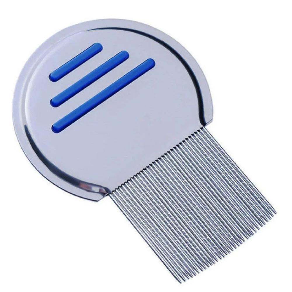Stainless Steel Flea Comb Dogs Lice Combs and Head Lice Nit Comb Flea Combs for dog cat Kid Adult Threaded Comb Grooming tooth