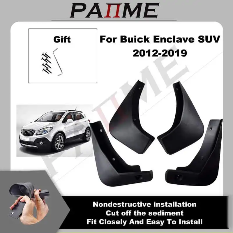 

Car Mud Flaps For Buick Enclave SUV 2012 2013 2014 2015 2016-2019 Mudguard Splash Guards Front Rear Fender Mudflaps YC102085