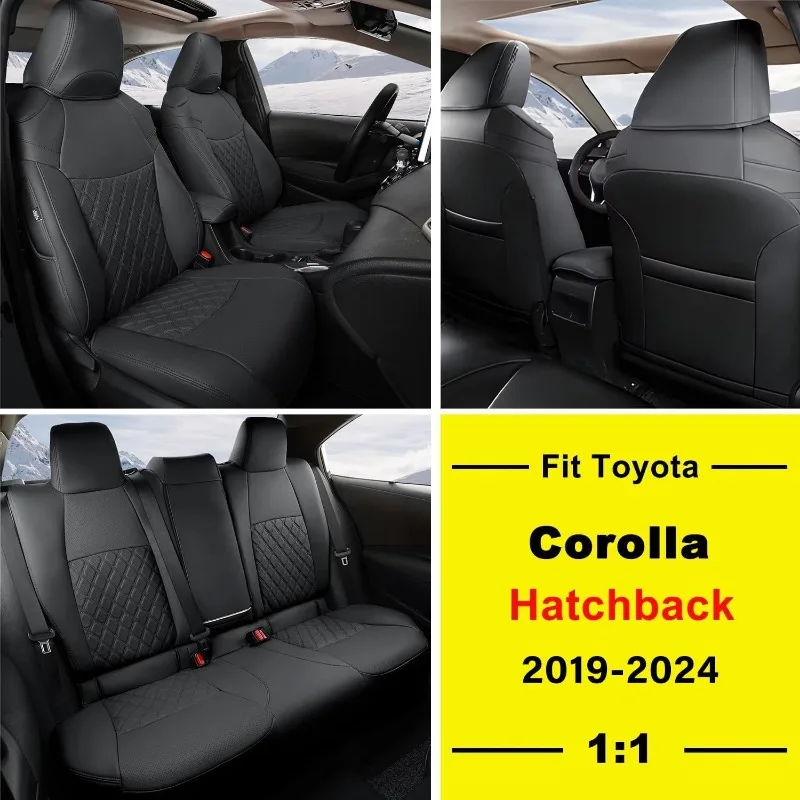 Customized Full Set Car Seat Covers Fit for Toyota Corolla Hatchback SE XSE Nightshade 2019 2020 2021 2022 2023 2024