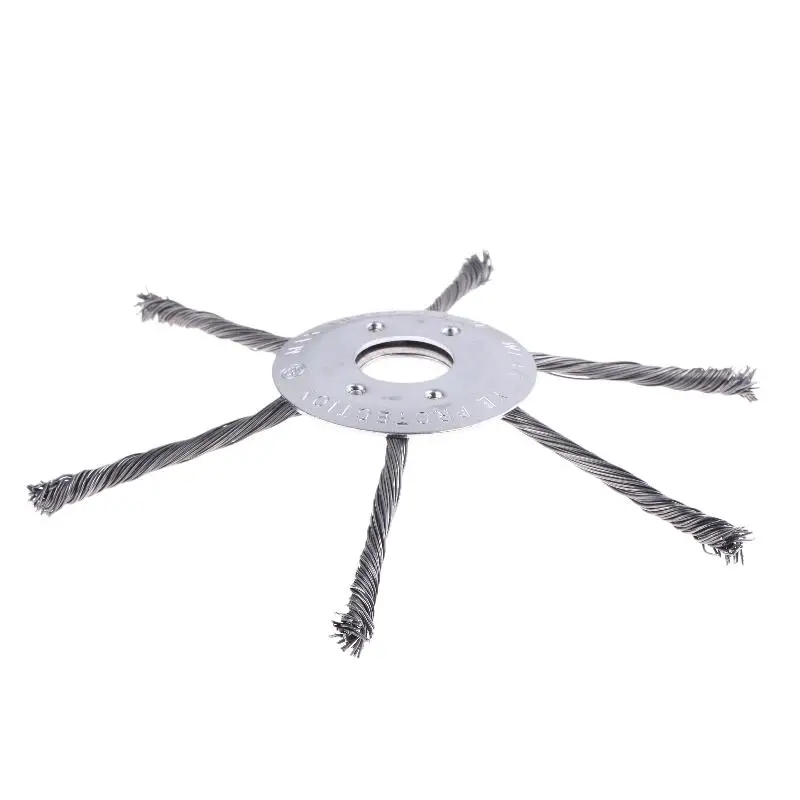 【TO】7/8/9-Zoll Universal-Unkrautbürstenkopf Stahldrahtrad Rasentrimmerkopf zur Entfernung von Moos und Rost Rasenmäher Rasentrimmerköpfe – Detail 15