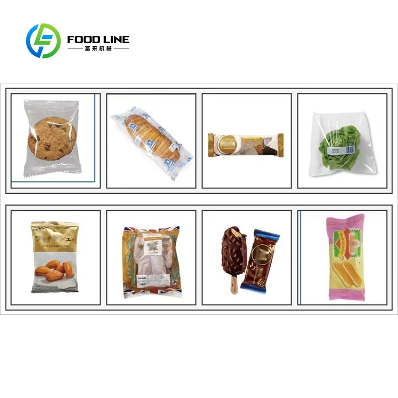 Customized Automatic Horizontal Pillow Packing Machine for Bakery, Candy & Snacks  High-Speed Flow Wrapping Machine