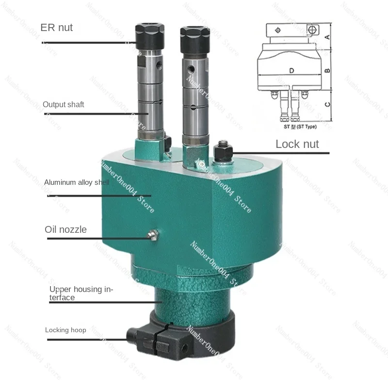 Multi-axis Professional Drilling and Tapping Machine 2-axis ST108/125 Multi-head Drill 2-axis Adjustable Multi-head Tapping