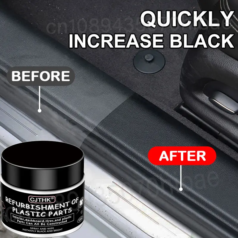 Car Plastic Restorer Back To Black Gloss Car Cleaning Products Plastic Leather Restore Auto Polish And Repair Coating Renovator