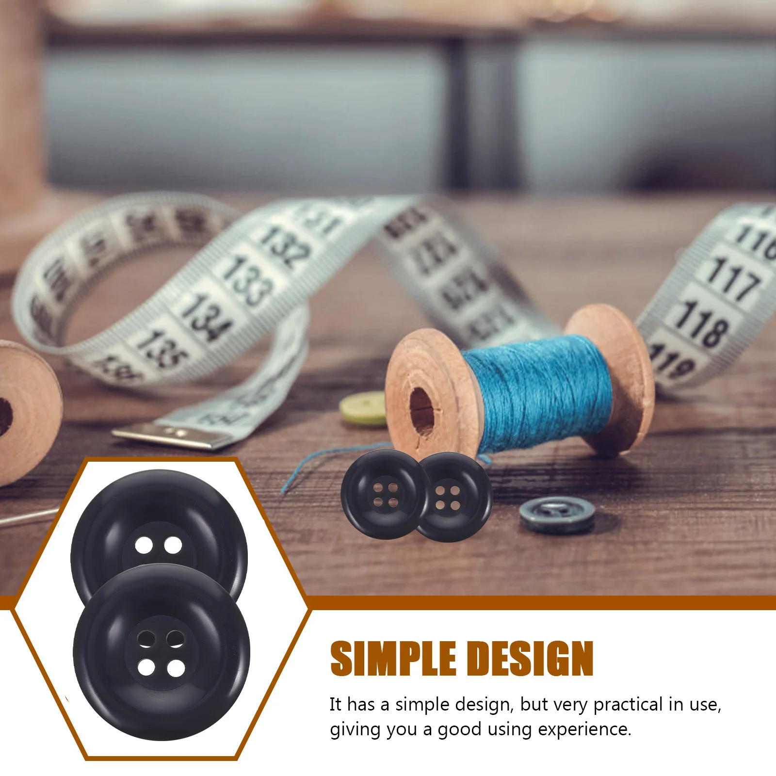 

50Pcs Navy Blue Buttons for Coats Wind Coat Sewing Buttons DIY Fashionable Button Set for Clothing Suit Skirt Crafts Replacement