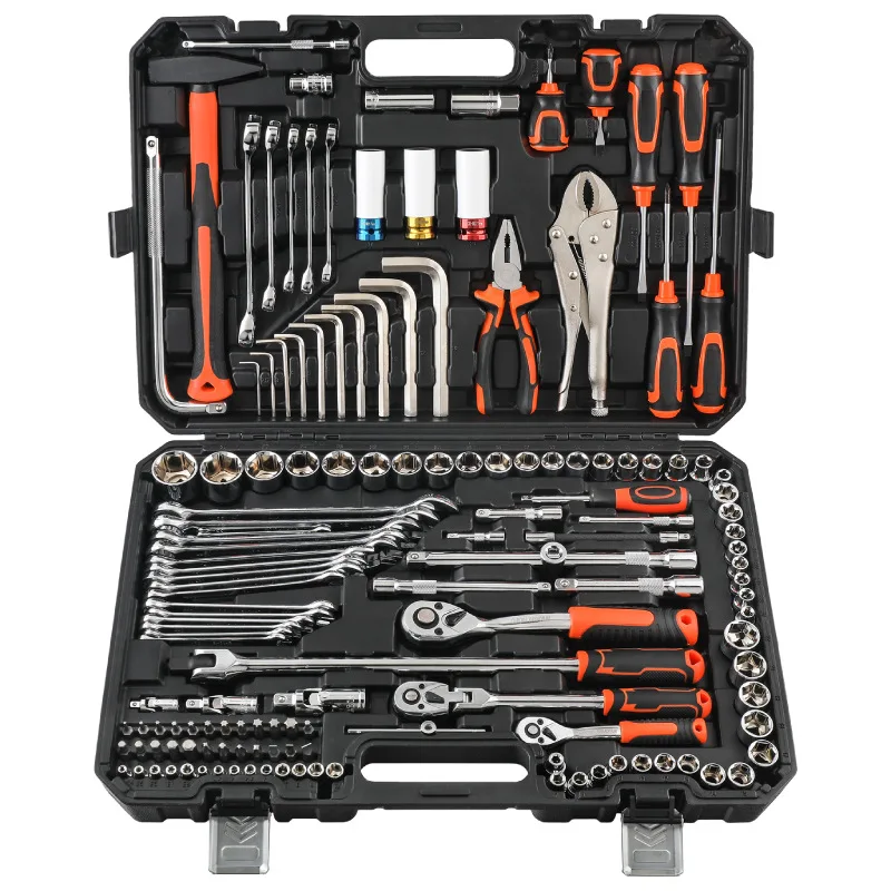 Auto Repair Tool Box Car Machine Repair Tool Set Spot Wrench Multifunctional Combination Set