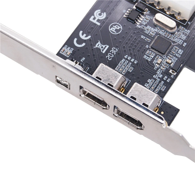 WISH PCI-E 1X 1394 4-portowa karta przechwytująca wideo DV HD Karta Firewire 800/400/200/100 Mb/s Obsługuje wymianę podczas pracy na komputerze stacjonarnym