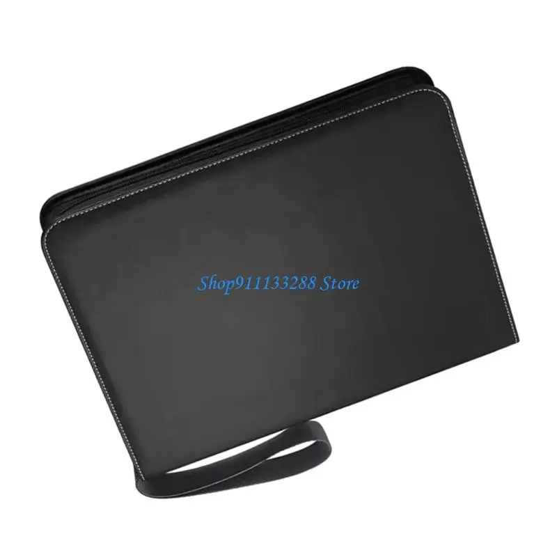 G88D 9 Pocket Card Album Leather Card Collection Folder Card Storage Folder Gaming Card Folder for Sport Cards Trading Cards