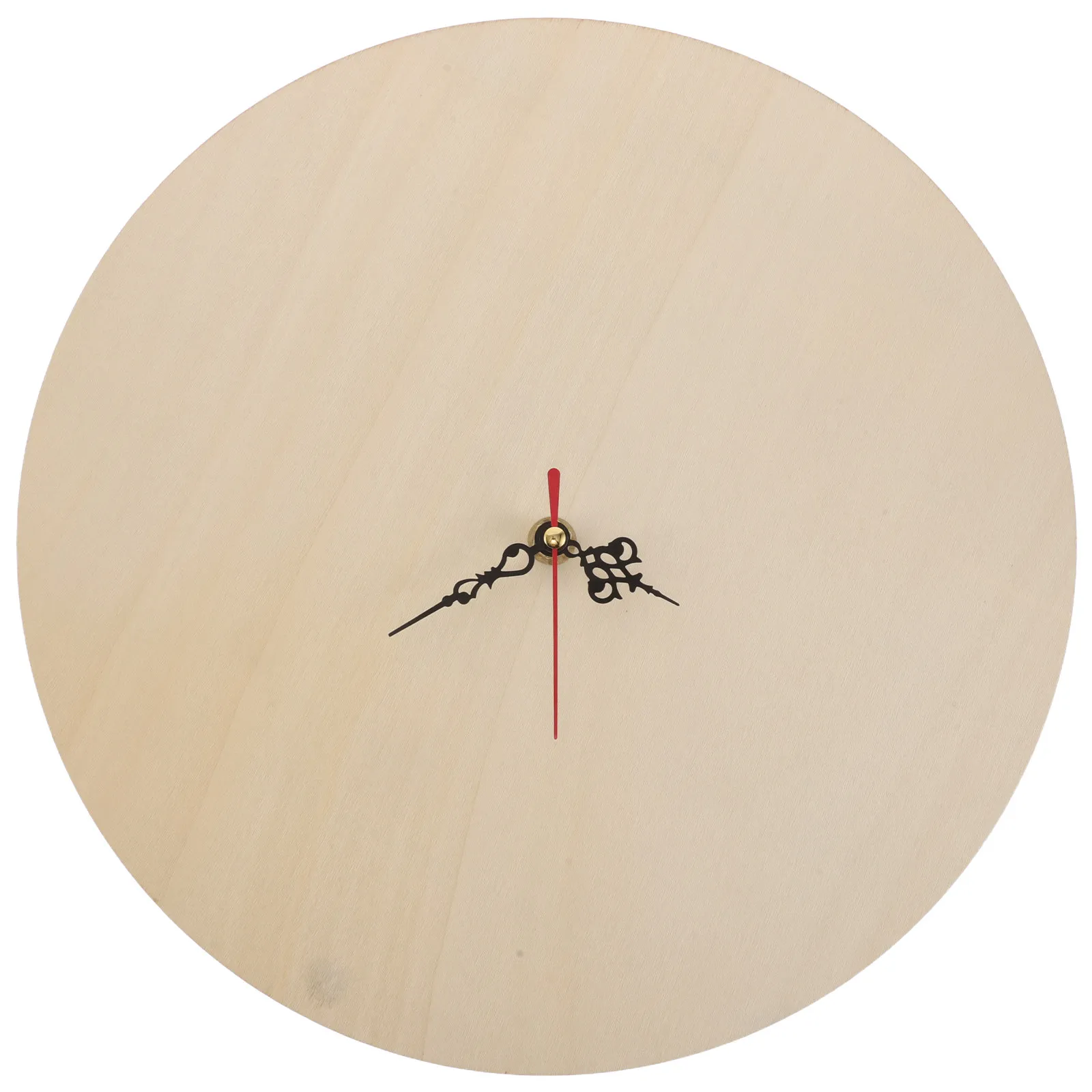Blank Wooden Clock Face 10 Inch Round Unfinished Dial for DIY Clock Making Craft Supplies Educational Time Learning Kids Art
