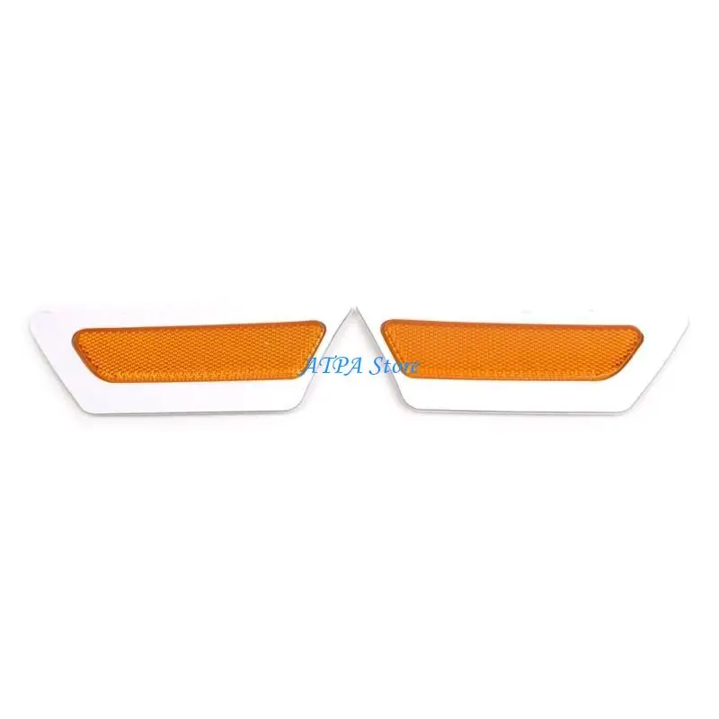 

U13C Front Bumper Reflector Side Marker Light Lamp for A4 B9 17-19 Yellow/Black/White