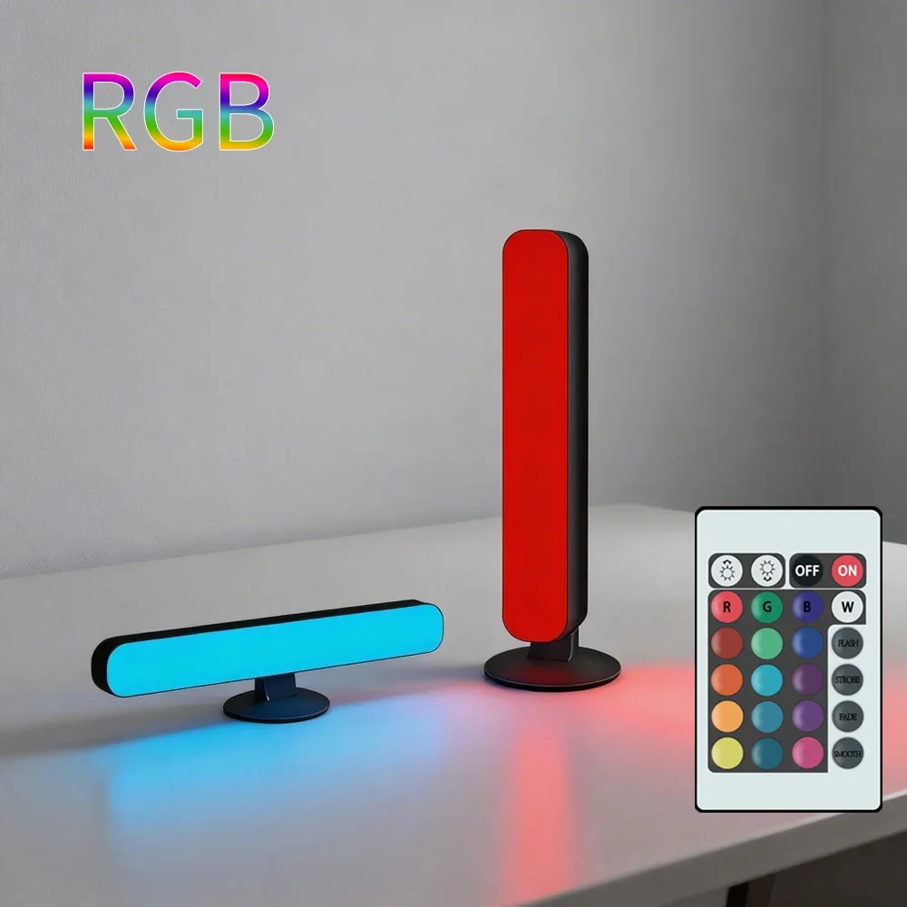 RGB USBLED Light Bar  Color Changing TV Backlight Remote Symphony Atmosphere Light Strips Music Rhythm Ambient Pickup Lamp Decor