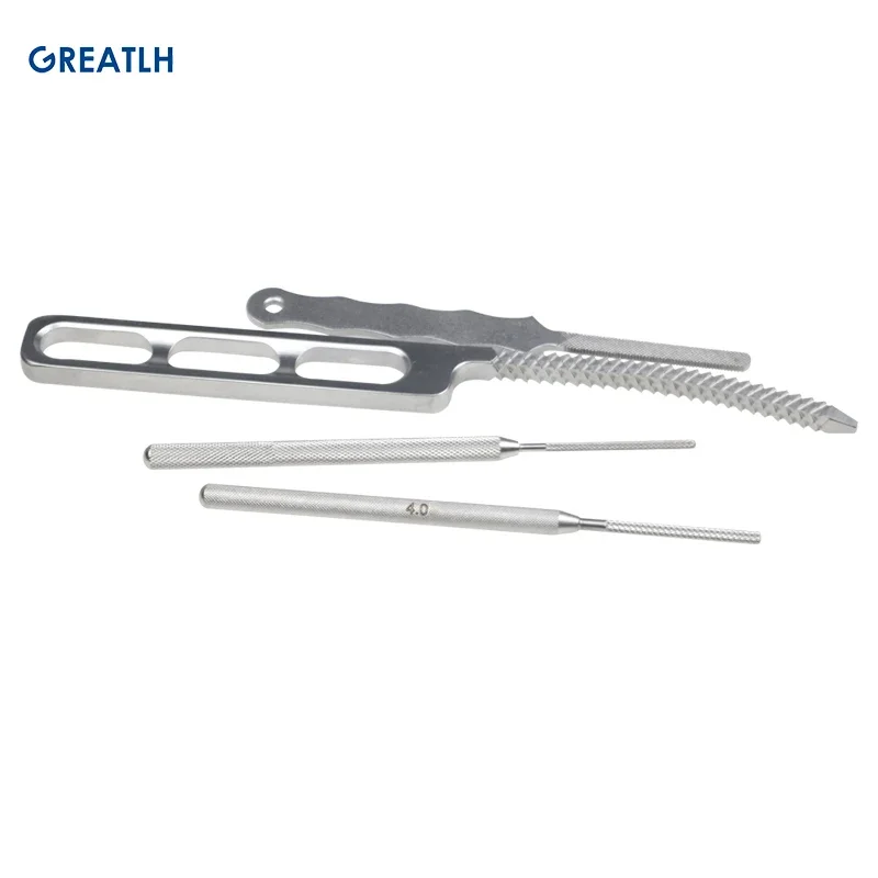 1pcs Bone Rasp Bone File Trochlea Rasp Orthopedic Surgery Instrument Stainless Steel pet