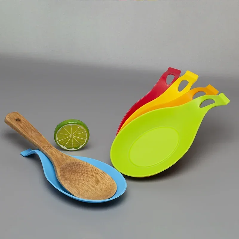 1pc silicone resistente ao calor placemat grau alimentício colher de silicone esteira bandeja colher almofada bebida vidro coaster venda quente ferramenta cozinha