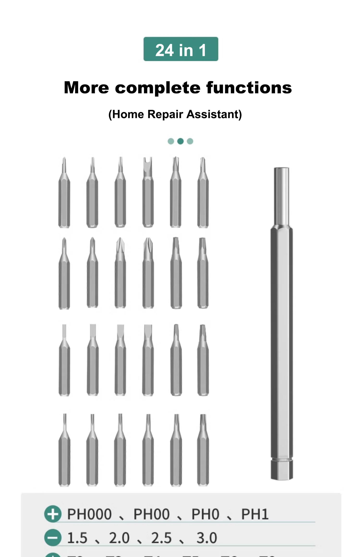 Präzisions-Schraubendreher-Set, magnetisches Schraubendreher-Set, Bits, Reparaturwerkzeug für Xiaomi, iPhone, Laptop, Tri-Wing-Torx-Schraubendreher, klein – Detail 4